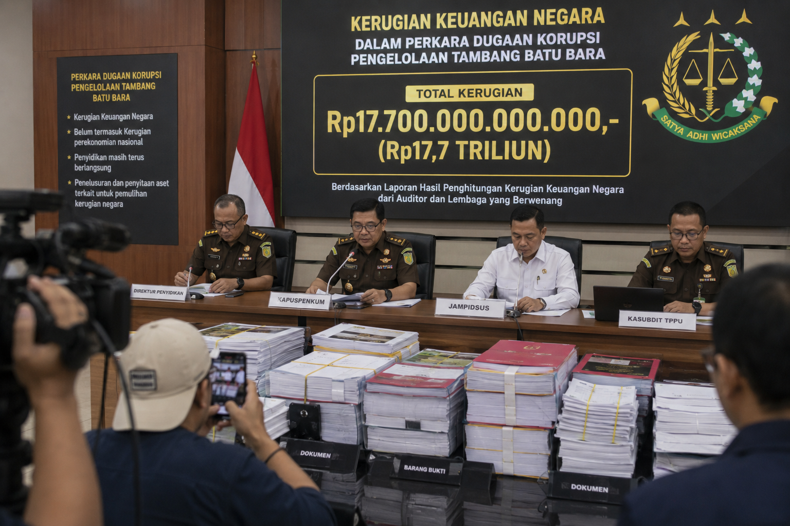 Kejagung: Kerugian Negara Kasus Tambang Samin Tan Tembus Rp17,7 Triliun