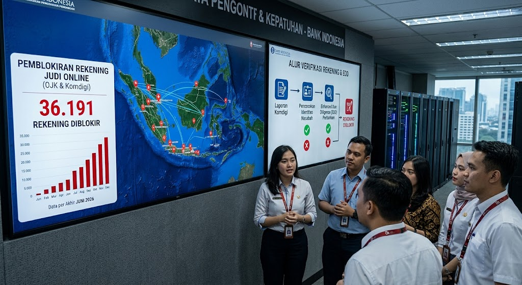 OJK Blokir 36.191 Rekening Terindikasi Judi Online, Pengawasan Perbankan Diperketat